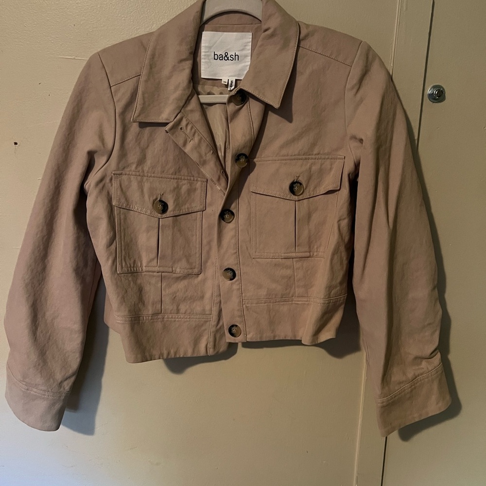 ba&sh Beige Utility Jacket - Picture 4 of 5
